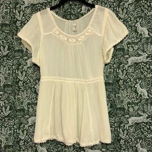 Anthropologie peasant top